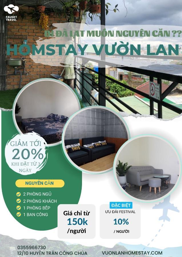 Vuon Lan Homestay Da Lat- Nguyen Can 132M2 Εξωτερικό φωτογραφία